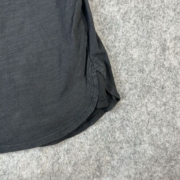 Pure+Gold Tank Top Women Small Black Rounded Hem Scoop Neck Cotton Casual - Picture 4 of 8